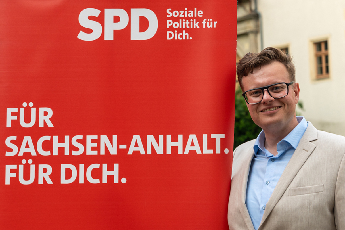 SPD Landtagskandidat Alexander Riedle Wahlkreis 25 Jessen